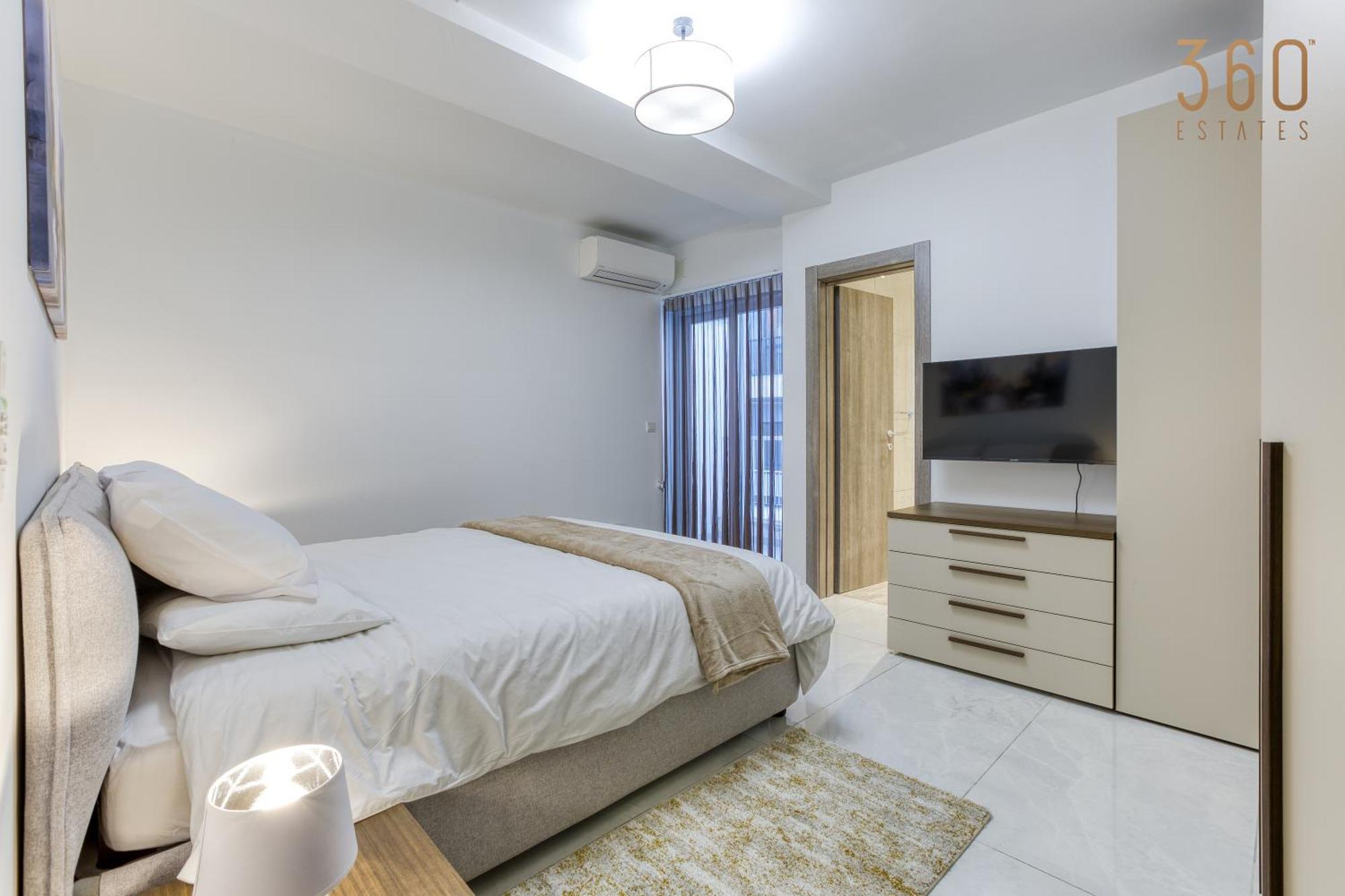 Waterfront 3br Home, With Private Balcony In Xemxija By 360 Estates Apartment