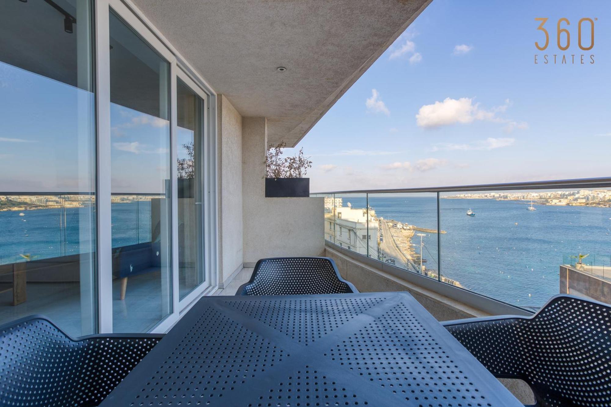 Waterfront 3br Home, With Private Balcony In Xemxija By 360 Estates St. Paul's Bay