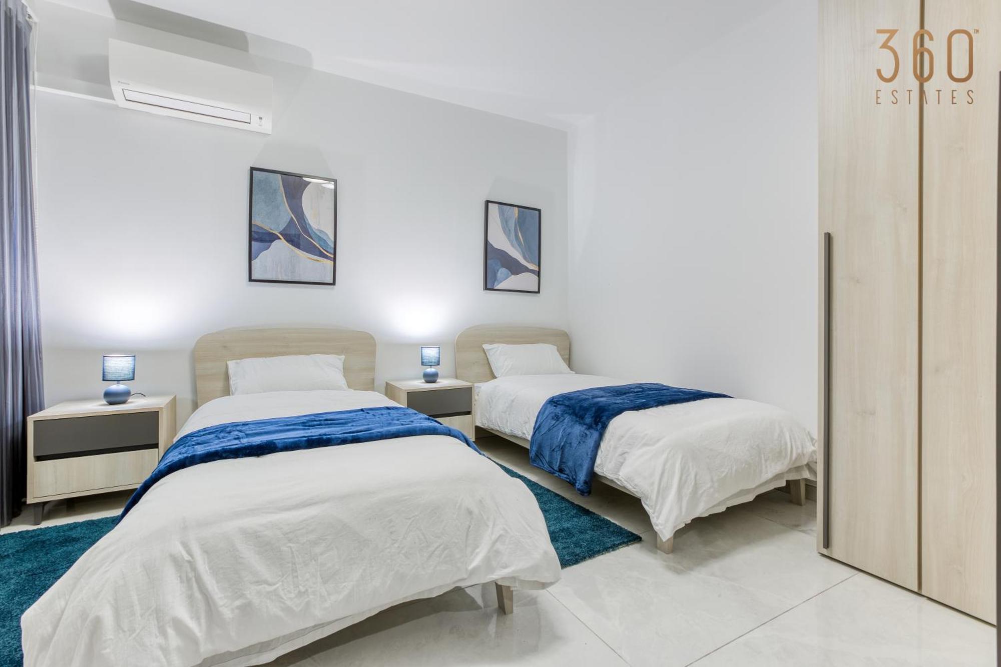 Apartment Waterfront 3br Home, With Private Balcony In Xemxija By 360 Estates St. Paul's Bay